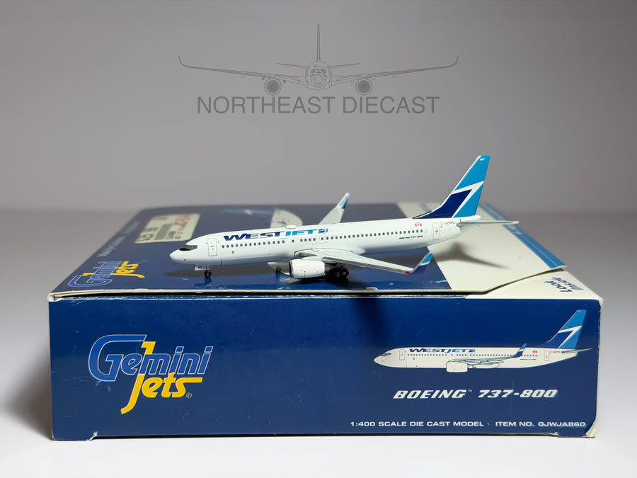 Westjet Boeing 737-800 1:400 Gemini Jets C-GZWS (GJWJA860)