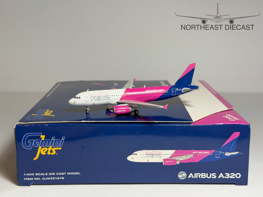 Wizz Air Airbus A320-200 1:400 Gemini Jets HA-LWC (GJWZZ1978)