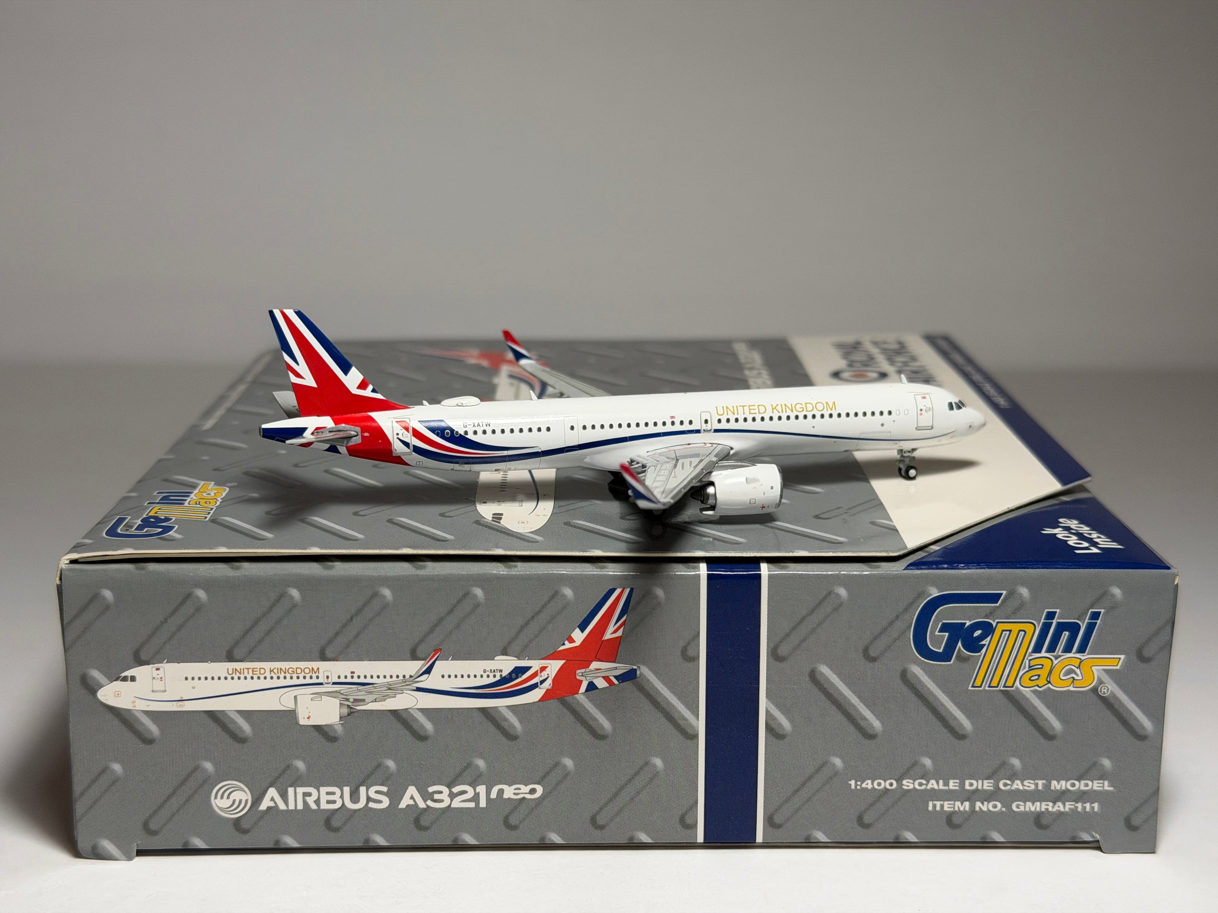 Royal Air Force Airbus A321neo 1:400 Gemini Jets G-XATW (GMRAF111)