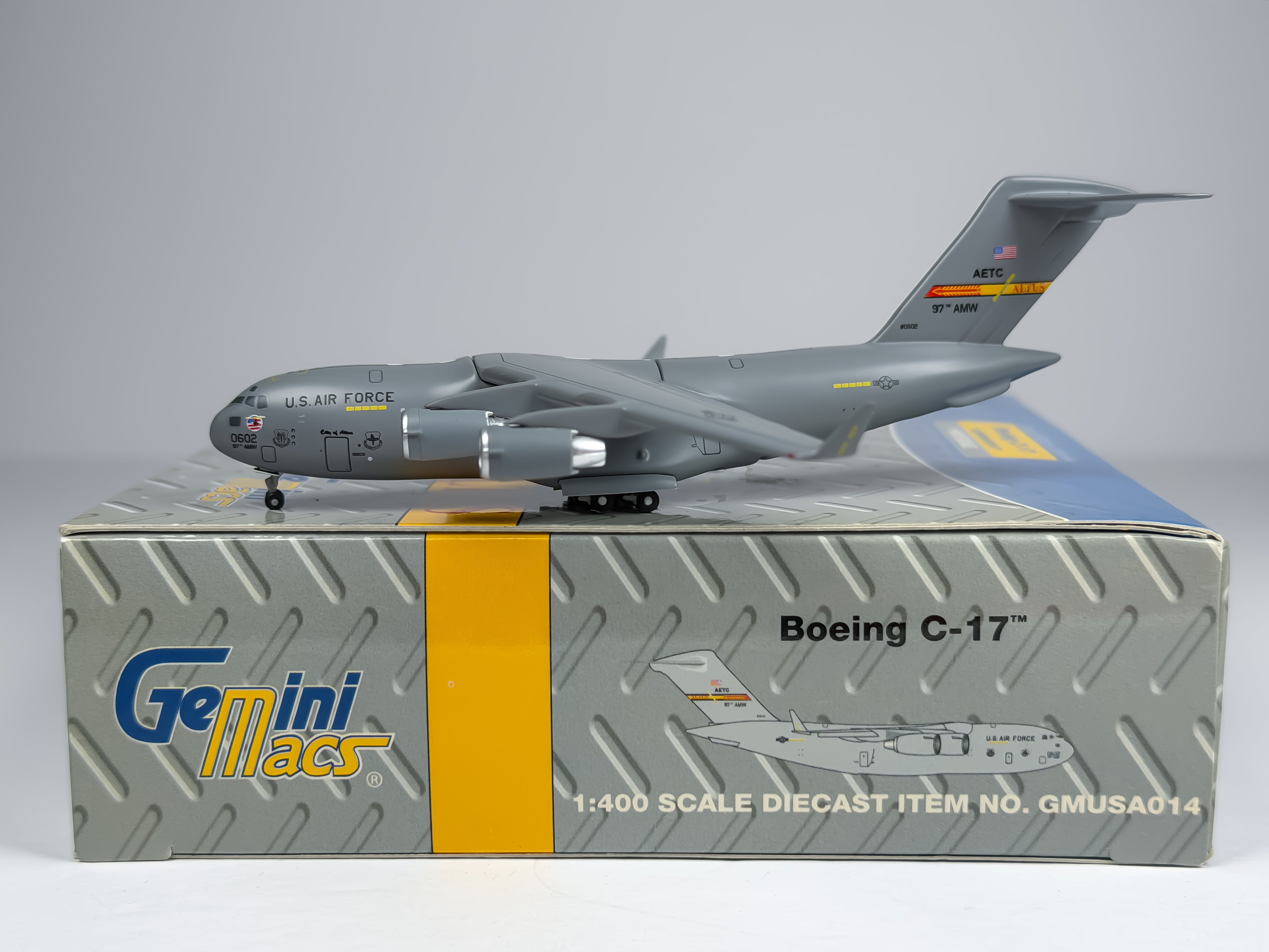 U.S Air Force (USAF) Lockheed C-17 Globemaster 1:400 Gemini Jets 930602 (GMUSA014)