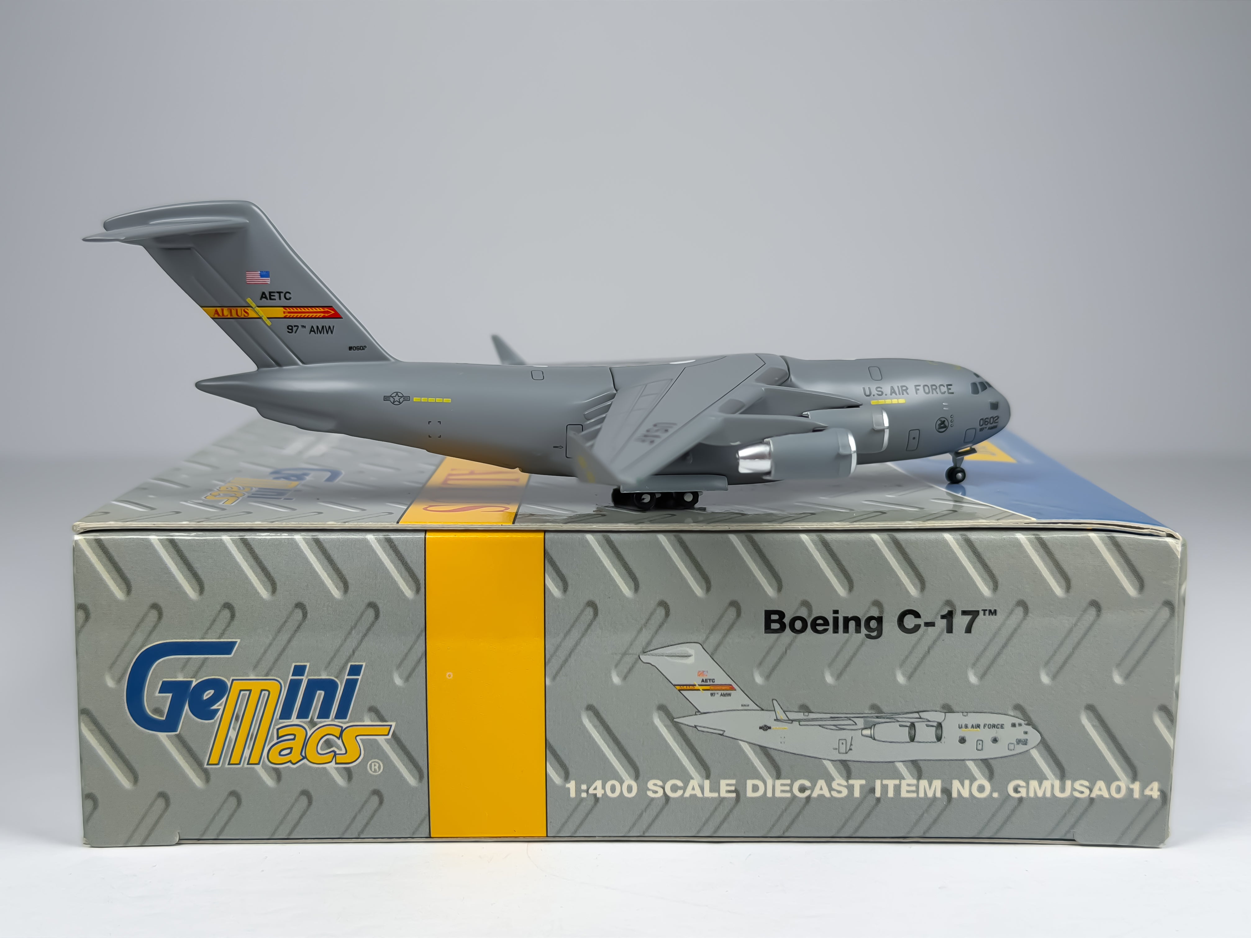U.S Air Force (USAF) Lockheed C-17 Globemaster 1:400 Gemini Jets 930602 (GMUSA014)