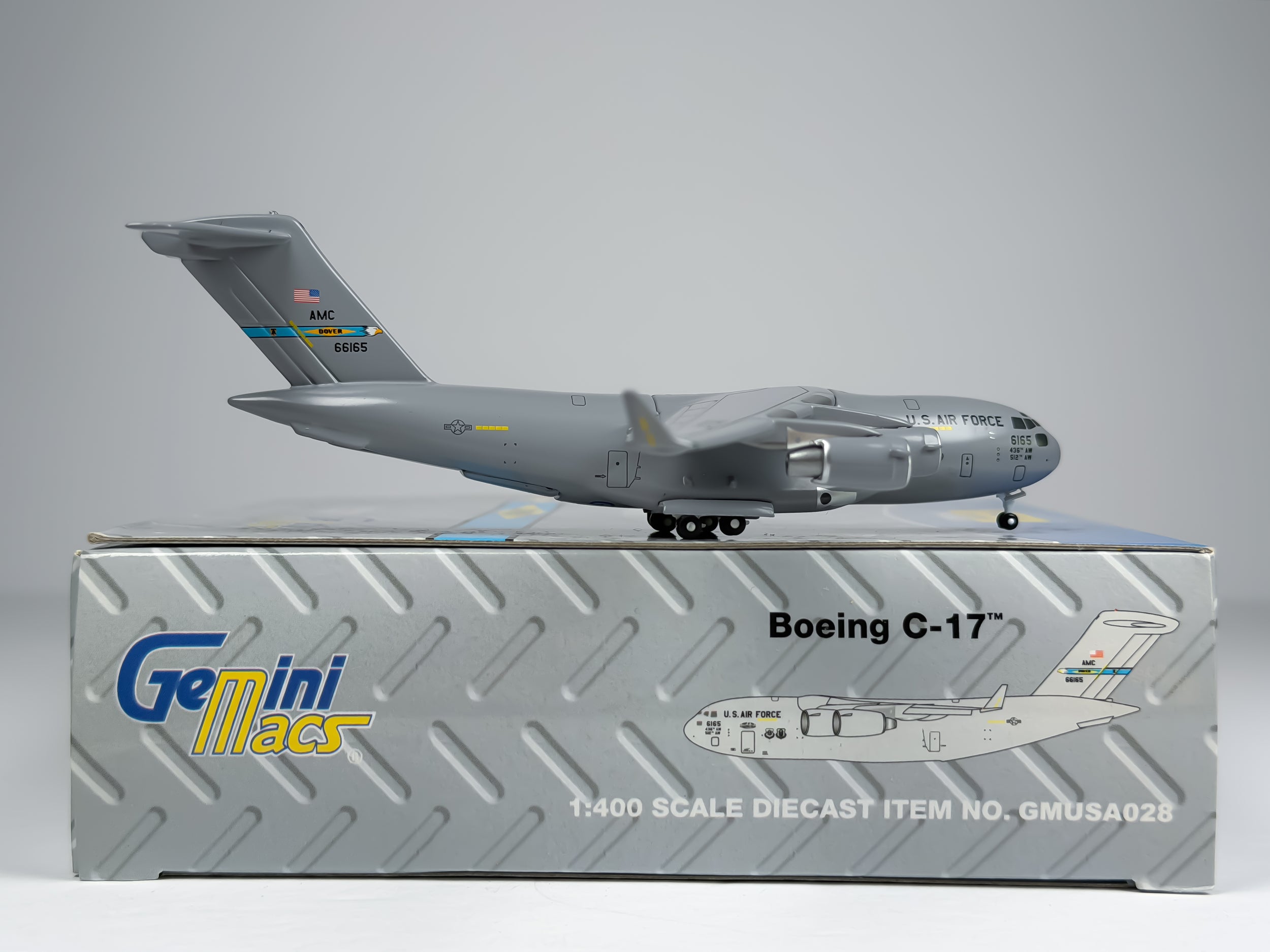U.S Air Force (USAF) Lockheed C-17 Globemaster 1:400 Gemini Jets 66165 (GMUSA028)
