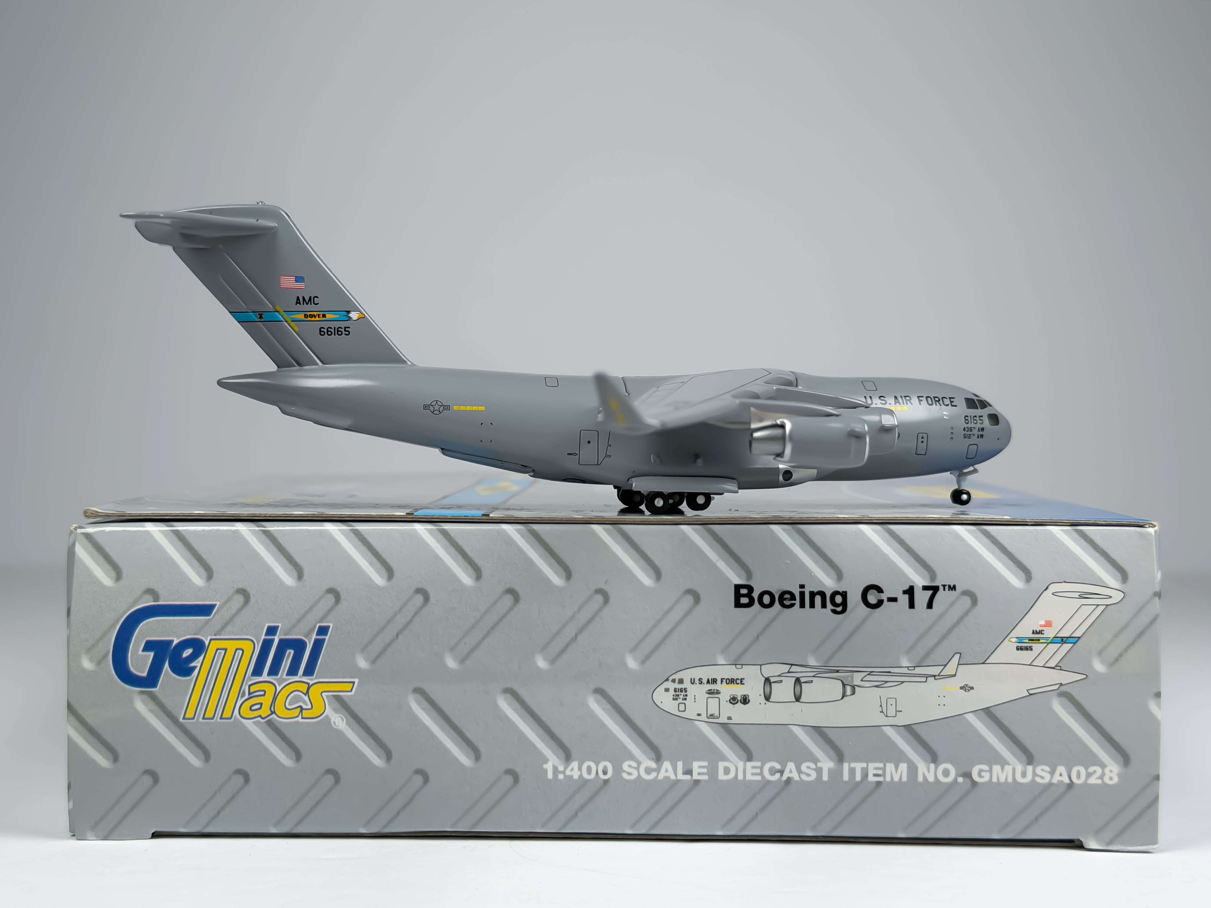 U.S Air Force (USAF) Lockheed C-17 Globemaster 1:400 Gemini Jets 66165 (GMUSA028)