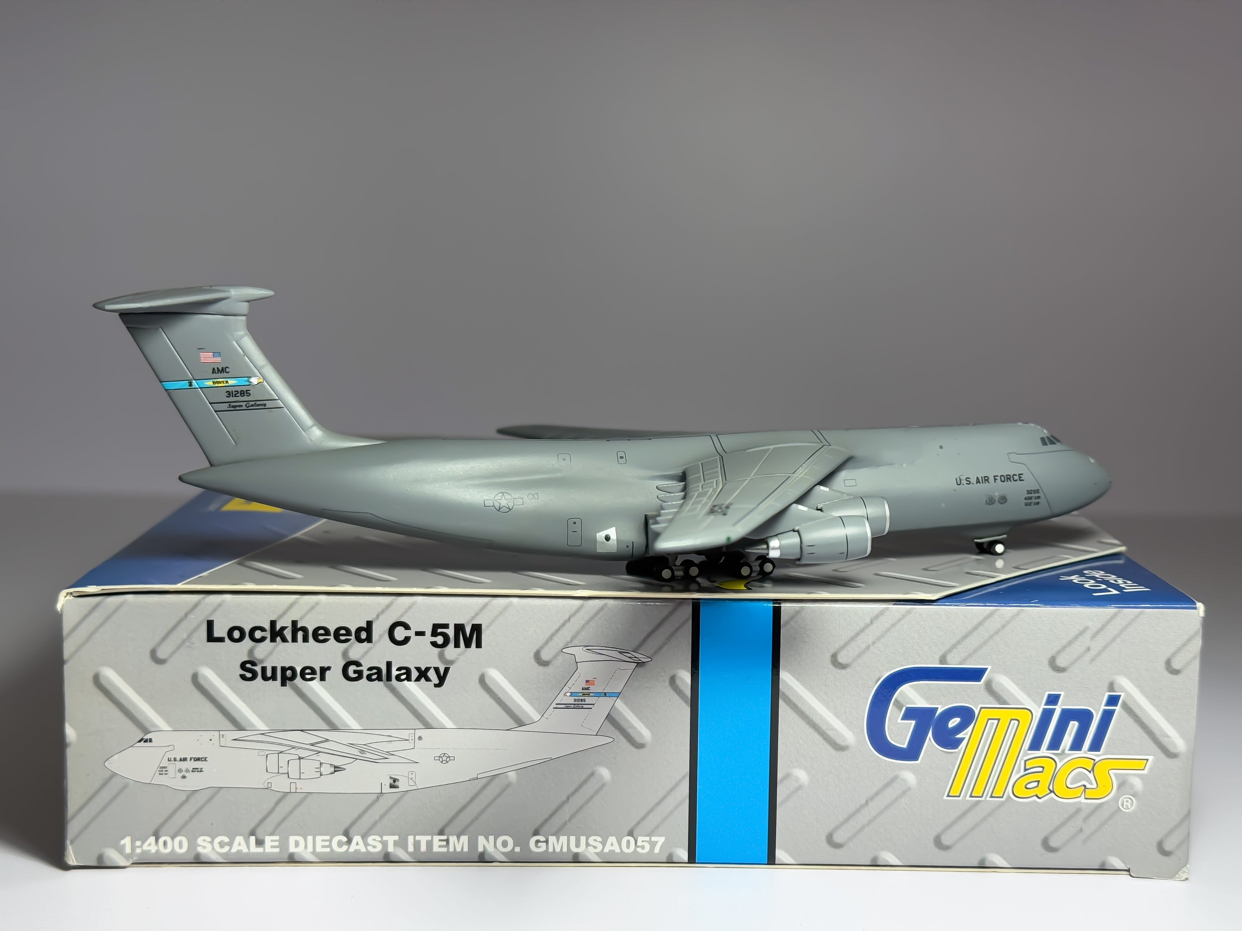 U.S Air Force (USAF) Lockheed C-5 Super Galaxy 1:400 Gemini Jets 31285 (GMUSA057)