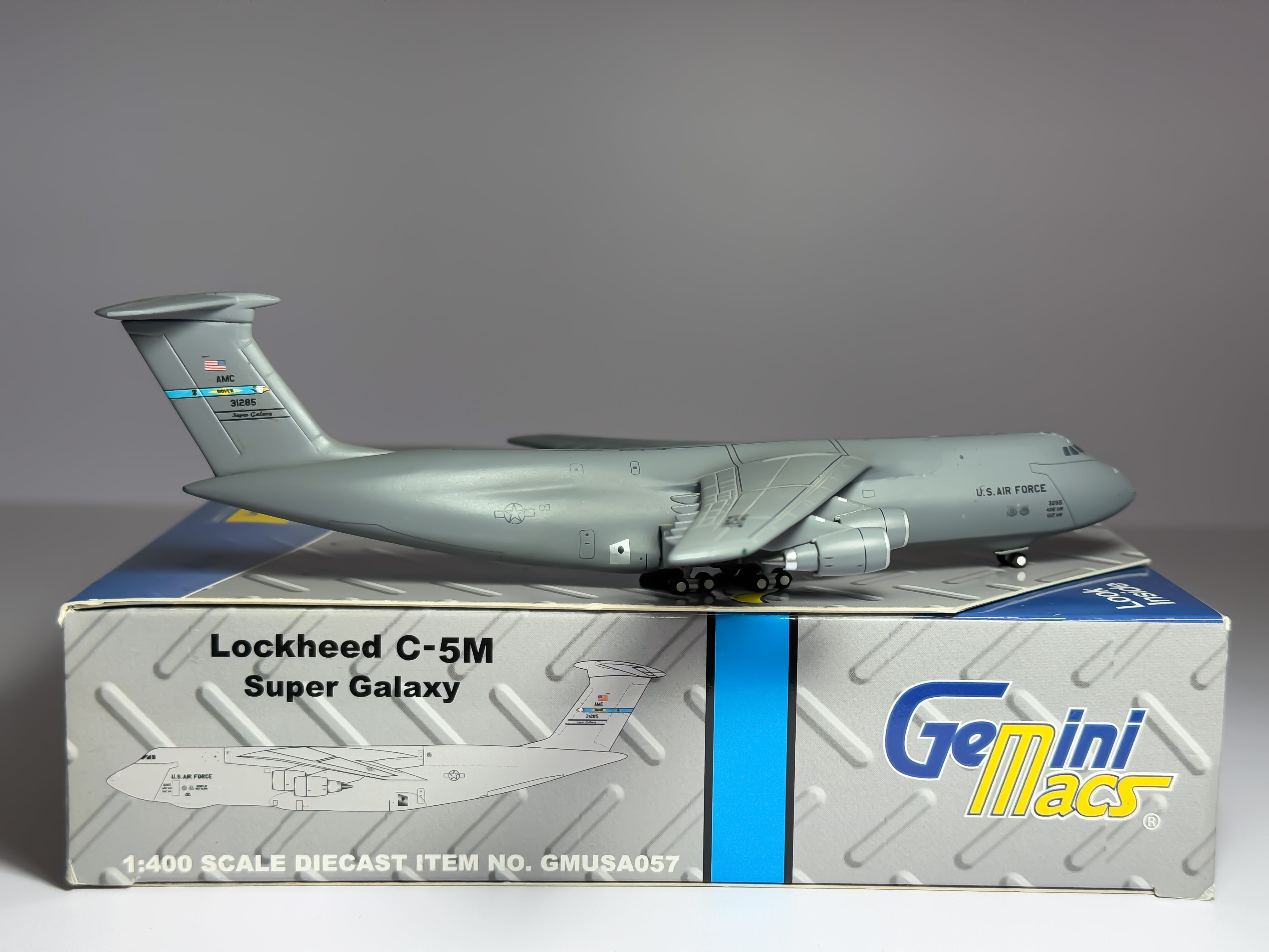 U.S Air Force (USAF) Lockheed C-5 Super Galaxy 1:400 Gemini Jets 31285 (GMUSA057)