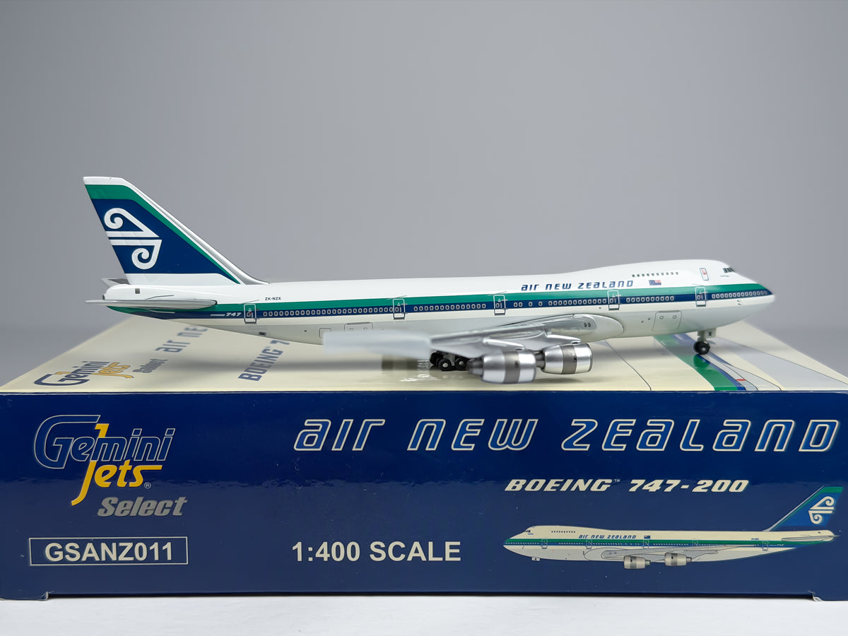 Air New Zealand Boeing 747-200 1:400 Gemini Jets ZK-NZX (GSANZ011)