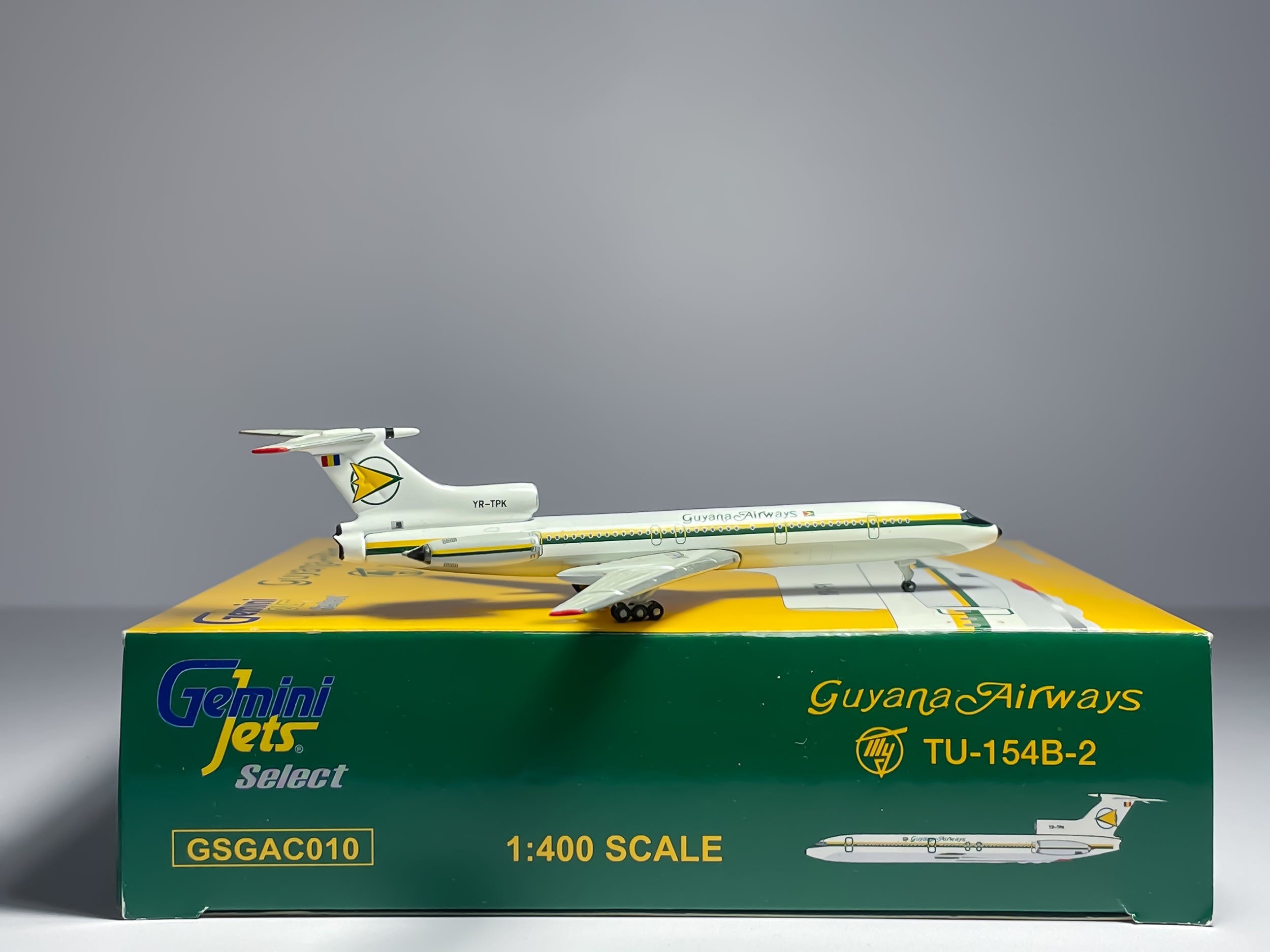 Guyana Airlines Tupolev TU-154B 1:400 Gemini Jets YR-TPK (GSGAC010)