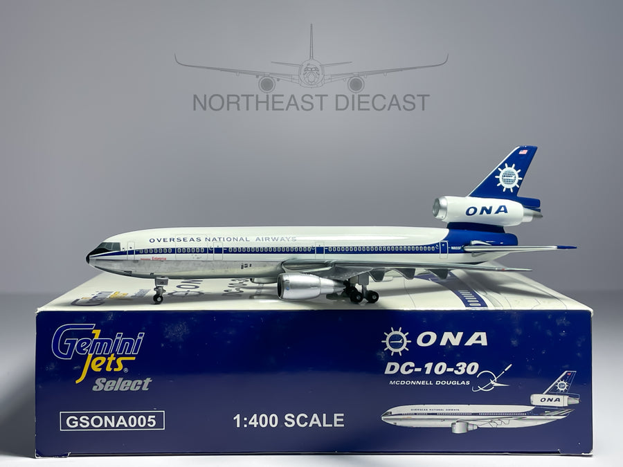 Overseas National Airways (ONA) McDonnell Douglas DC-10-30 1:400 Gemini Jets N1033F (GSONA005)