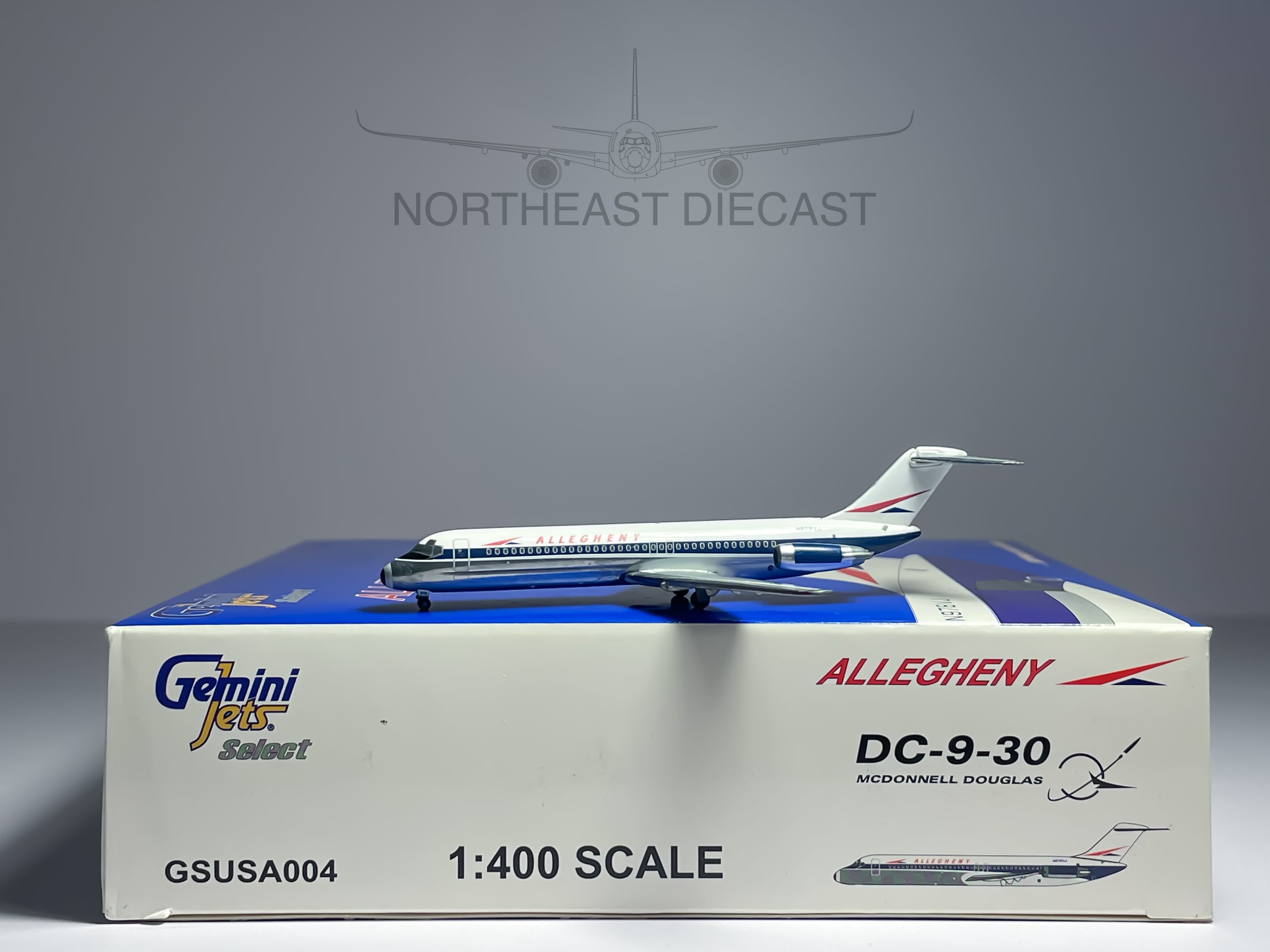 Allegheny Airlines Douglas DC-9-30 1:400 Gemini Jets N978VJ (GSUSA004)
