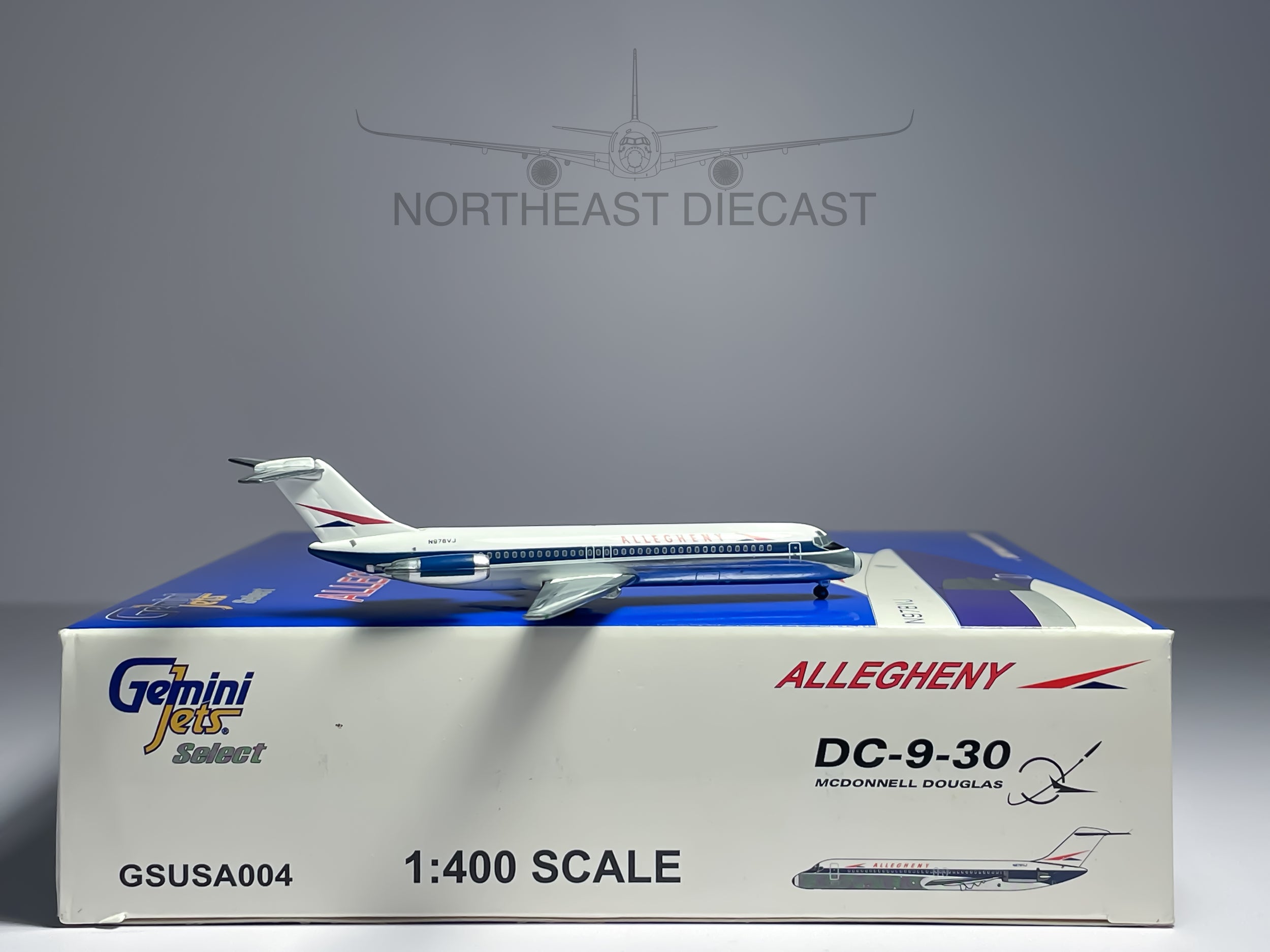 Allegheny Airlines Douglas DC-9-30 1:400 Gemini Jets N978VJ (GSUSA004)