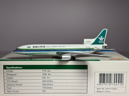 Aviation400 1:400 Saudia Arabian Airlines Lockheed L-1011-1 HZ-AHA AV4112003