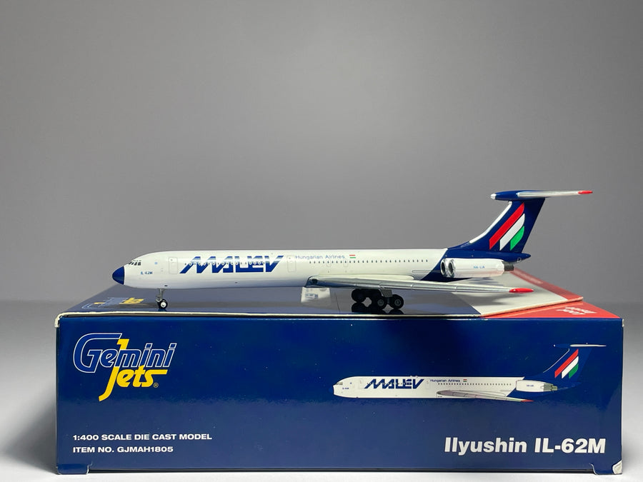 Gemini Jets 1:400 Malev Ilyushin IL-62M HA-LIA GJMAH1805