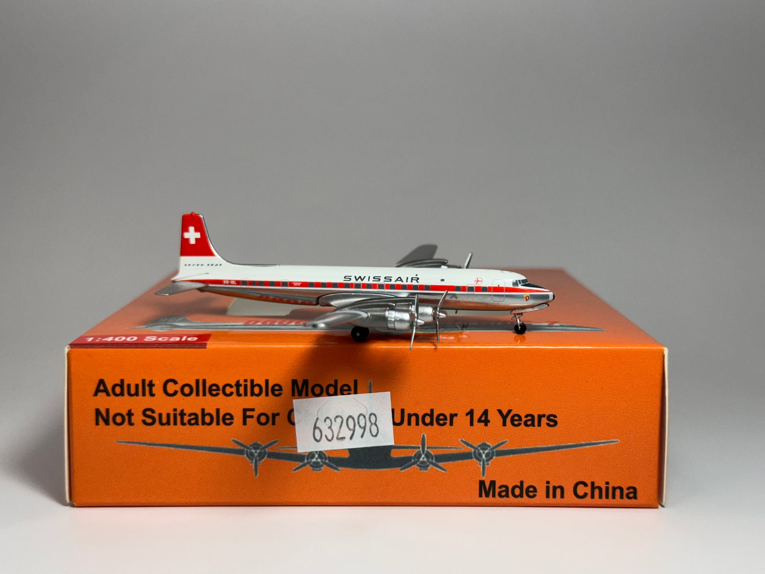 Aeroclassics 1:400 Swissair Douglas DC-7 HB-IBL ACHBIBL