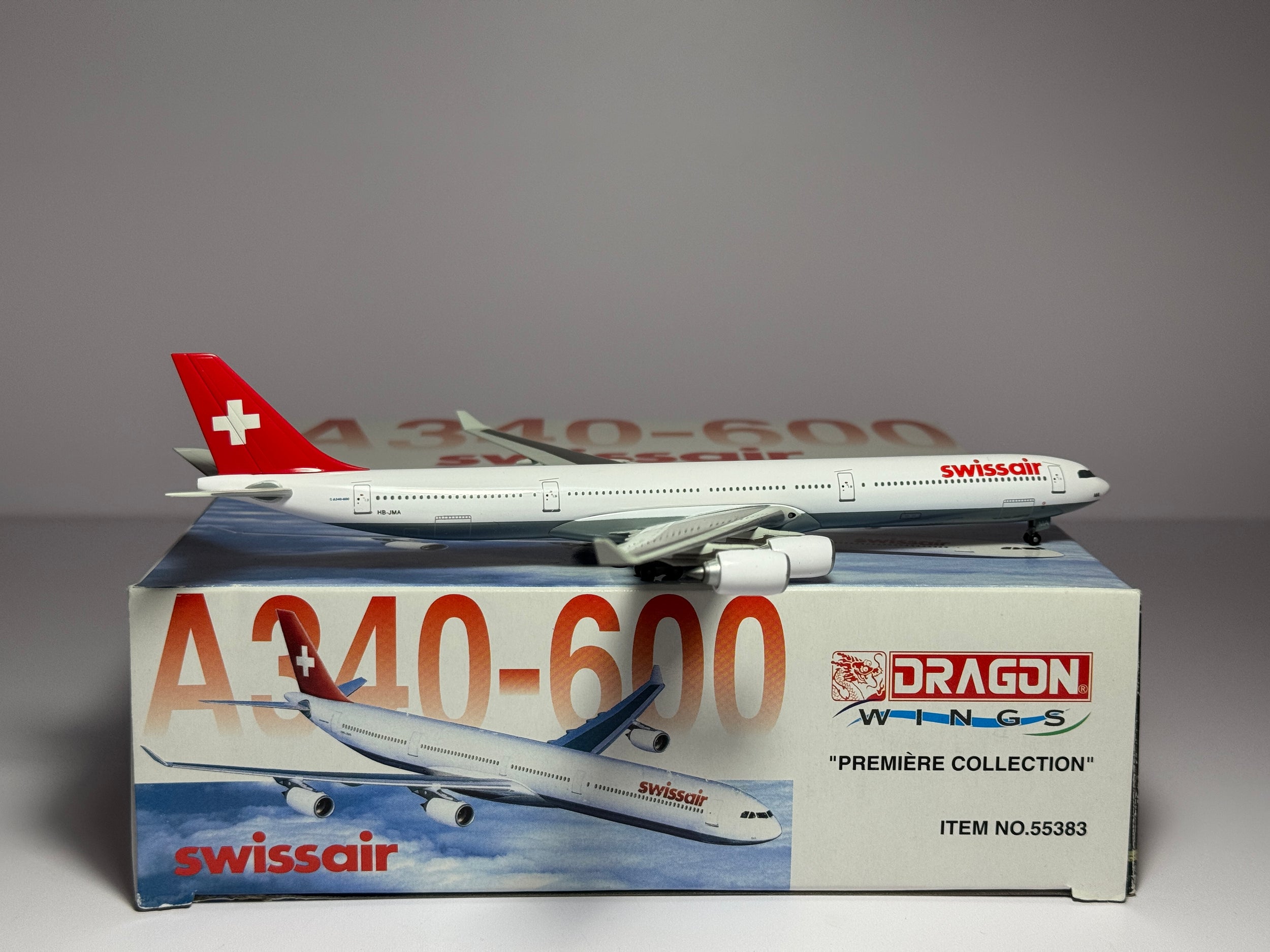 Dragon Wings 1:400 Swissair Airbus A340-600 HB-JMA 55383