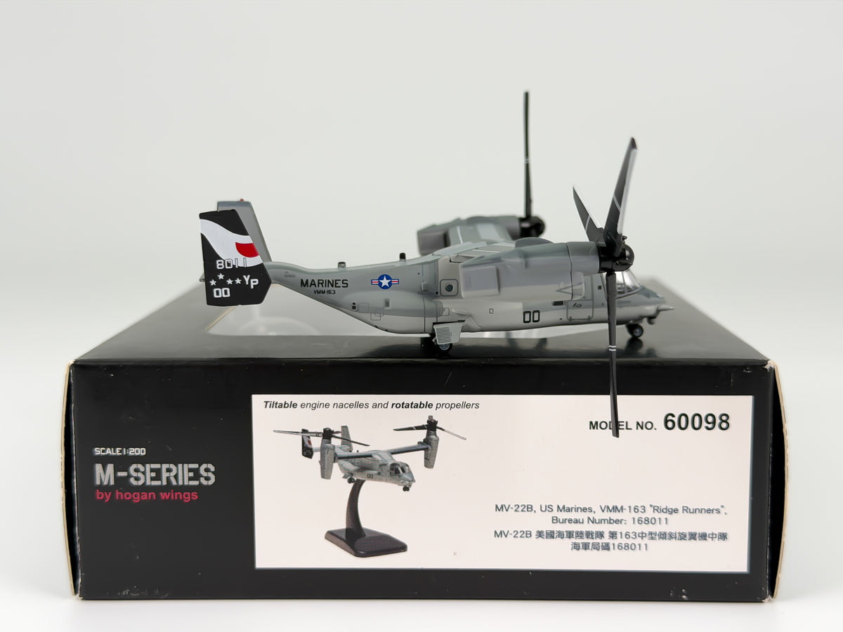 U.S Marine Corps Bell Boeing V-22 Osprey 1:200 Hogan 168011 (HG60098)