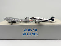 Alaska Airlines Douglas DC-3 (C-47 Skytrain) 1:200 Hogan NC91008 & N15572 (HG8775)