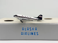 Alaska Airlines Douglas DC-3 (C-47 Skytrain) 1:200 Hogan NC91008 & N15572 (HG8775)