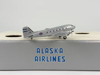 Alaska Airlines Douglas DC-3 (C-47 Skytrain) 1:200 Hogan NC91008 & N15572 (HG8775)