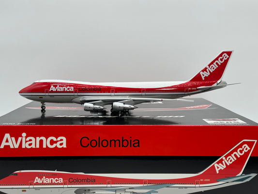 Inflight200 Avianca Colombia Boeing 747-100 HK-2000 "Avianca Tail" JP60-741-HK