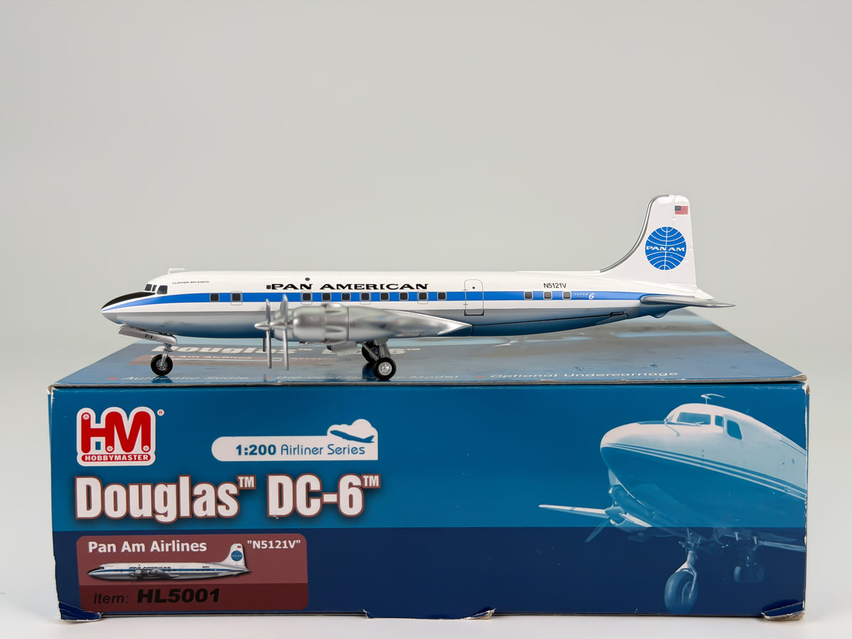 Pan American Douglas DC-6 1:200 Hobby Master N5121V (HL5001)