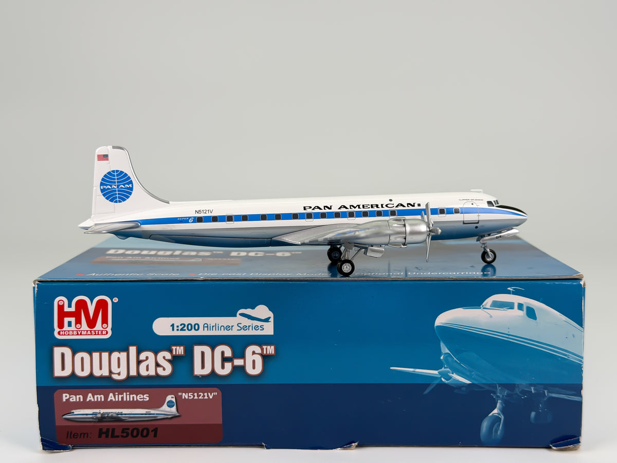 Pan American Douglas DC-6 1:200 Hobby Master N5121V (HL5001)