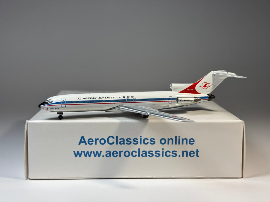 Aeroclassics 1:400 Korean Air Boeing 727-200 HL7348 1960s colors ACHL7348