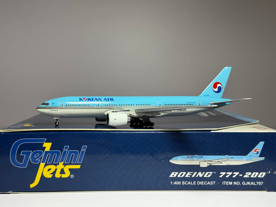 Gemini Jets 1:400 Korean Air Boeing 777-200 HL7733 GJKAL707