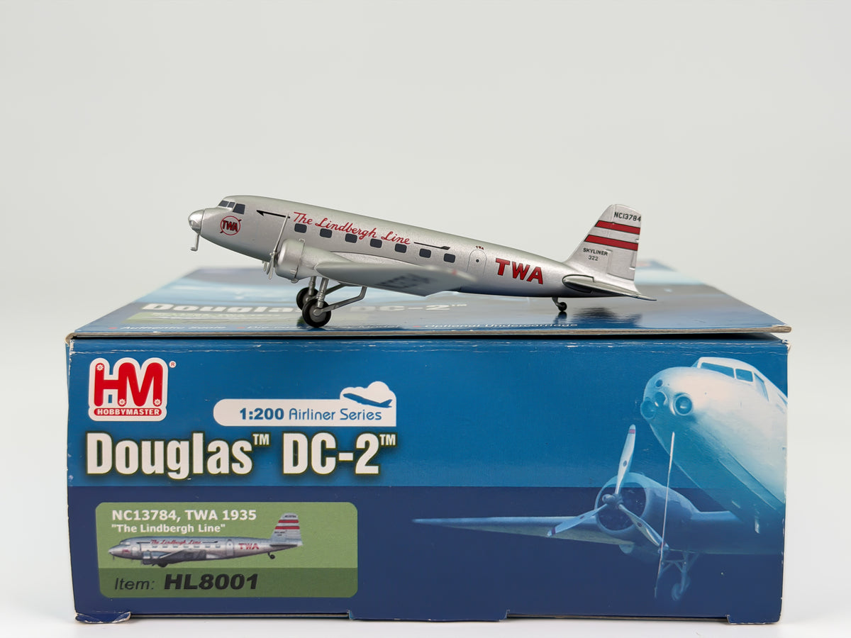Trans World Airlines (TWA) Douglas DC-2 1:200 Hobby Master NC13784 (HL8001)