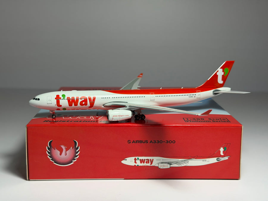 Phoenix Model 1:400 T'way Airbus A330-300 HL8501 PH411740