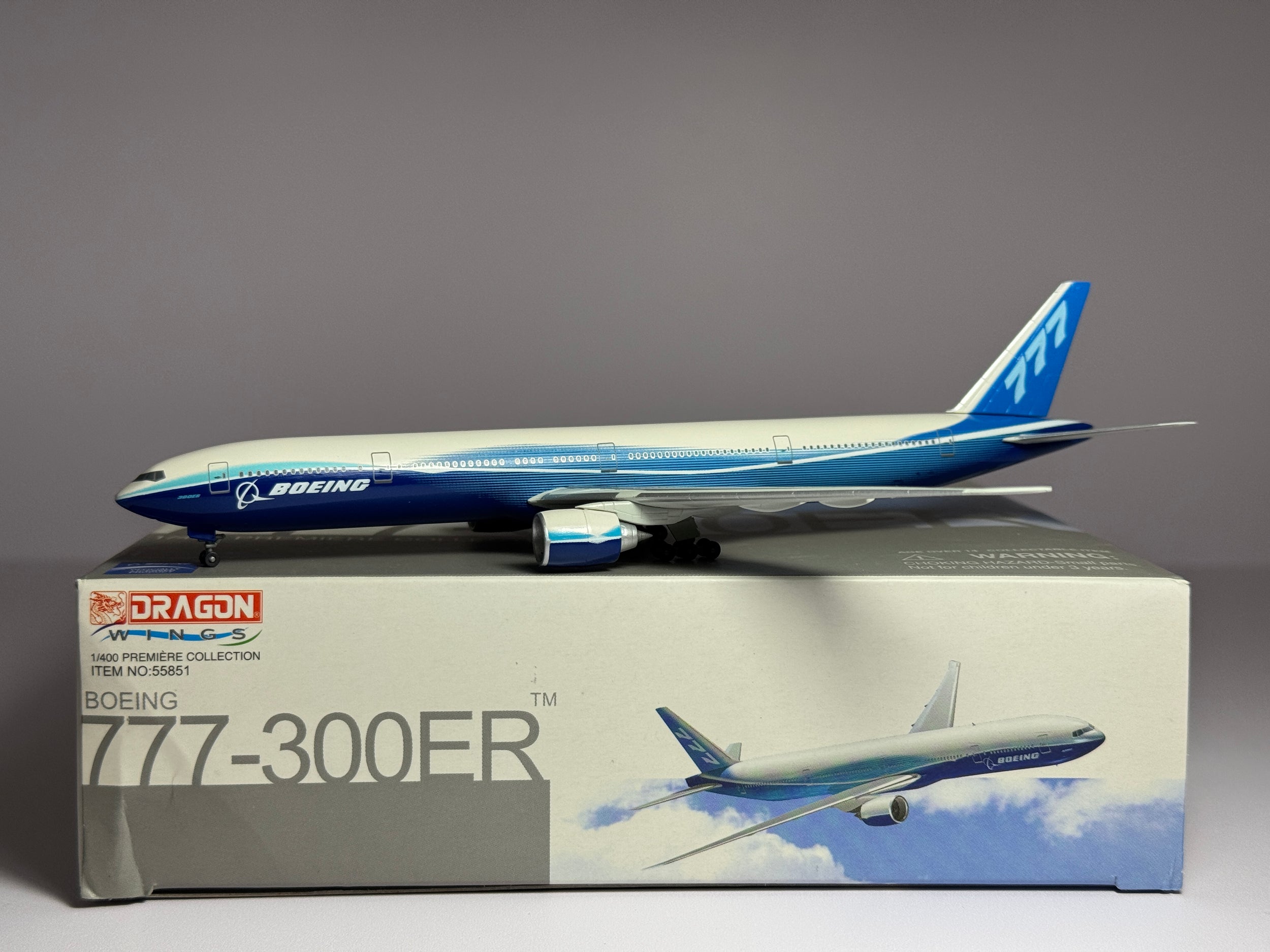Dragon Wings 1:400 House Colors Boeing 777-300ER rollout scheme 55851