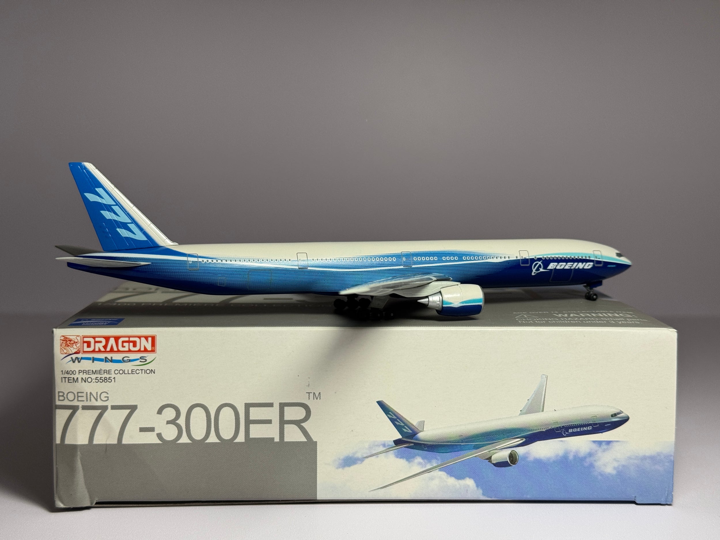 Dragon Wings 1:400 House Colors Boeing 777-300ER rollout scheme 55851