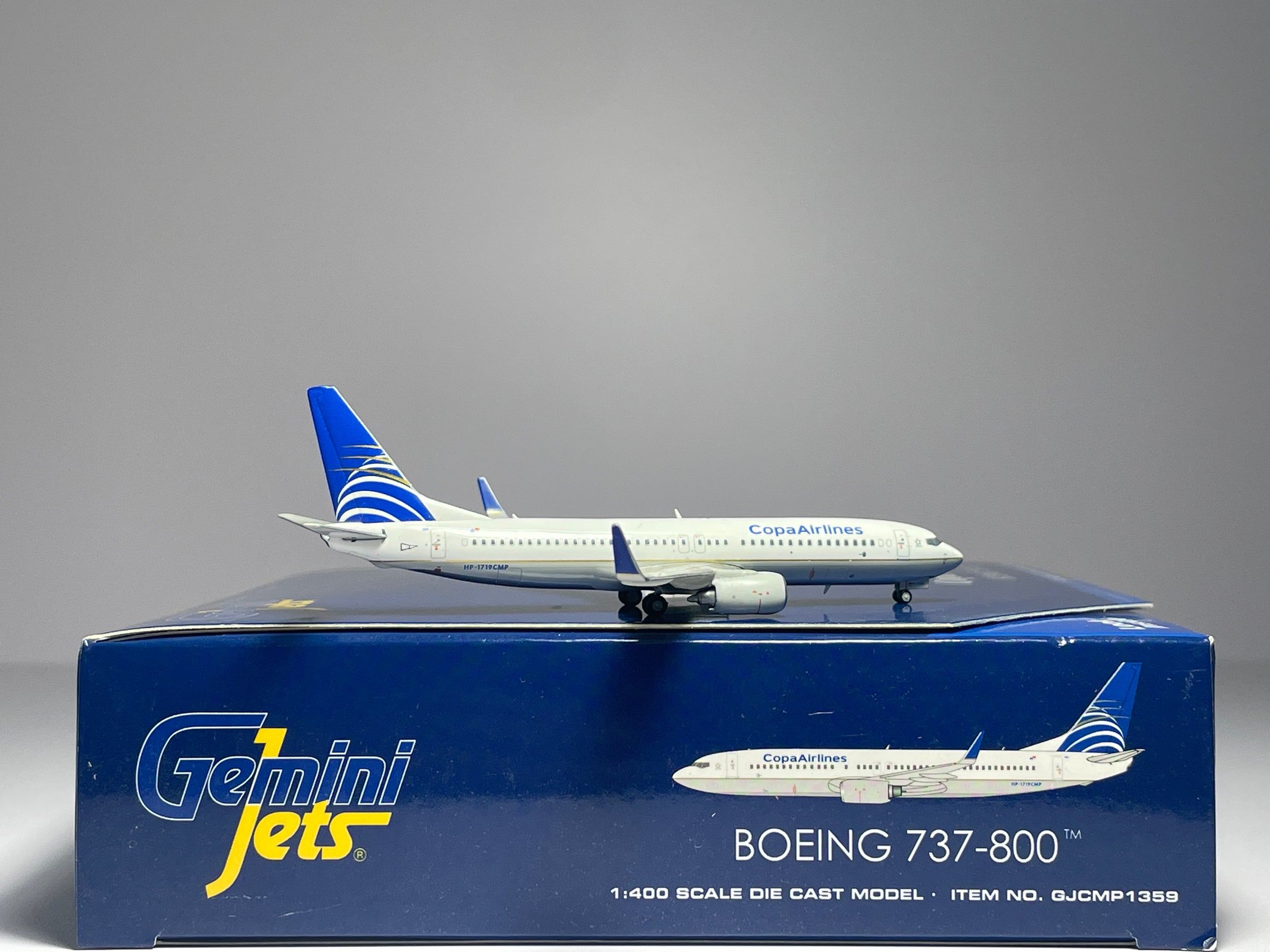 Gemini Jets 1:400 Copa Airlines Boeing 737-800 HP-1719CMP current colors GJCMP1359