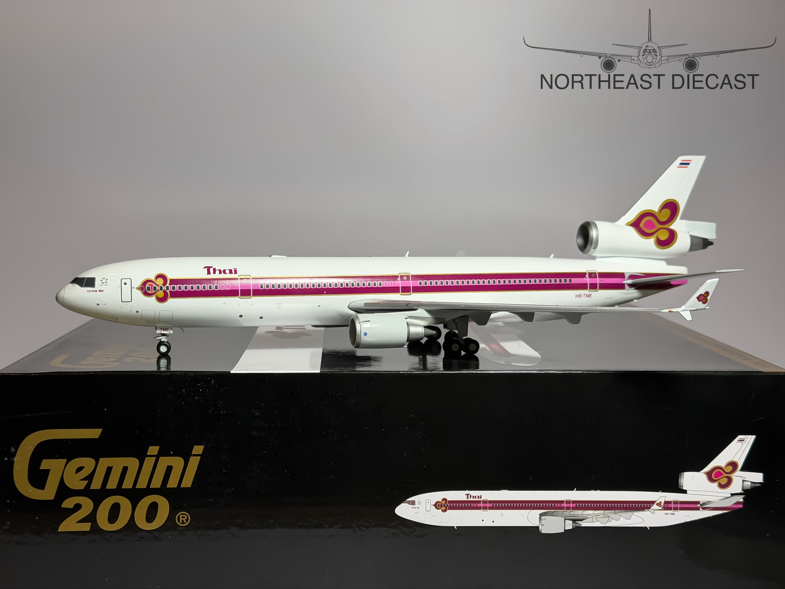 Thai Airways McDonnell Douglas MD-11 1:200 Gemini Jets HS-TME (G2THA495)