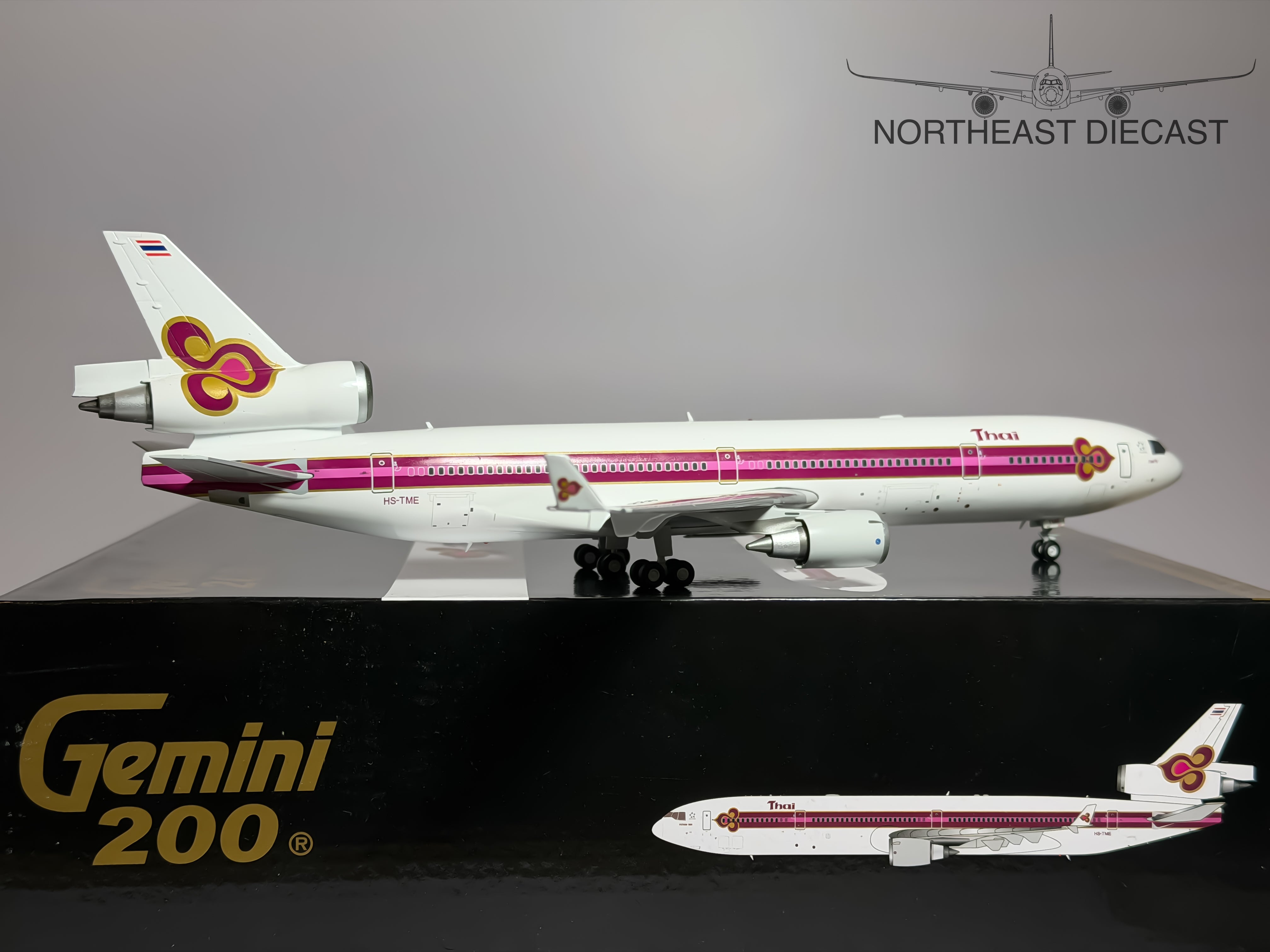 Thai Airways McDonnell Douglas MD-11 1:200 Gemini Jets HS-TME (G2THA495)