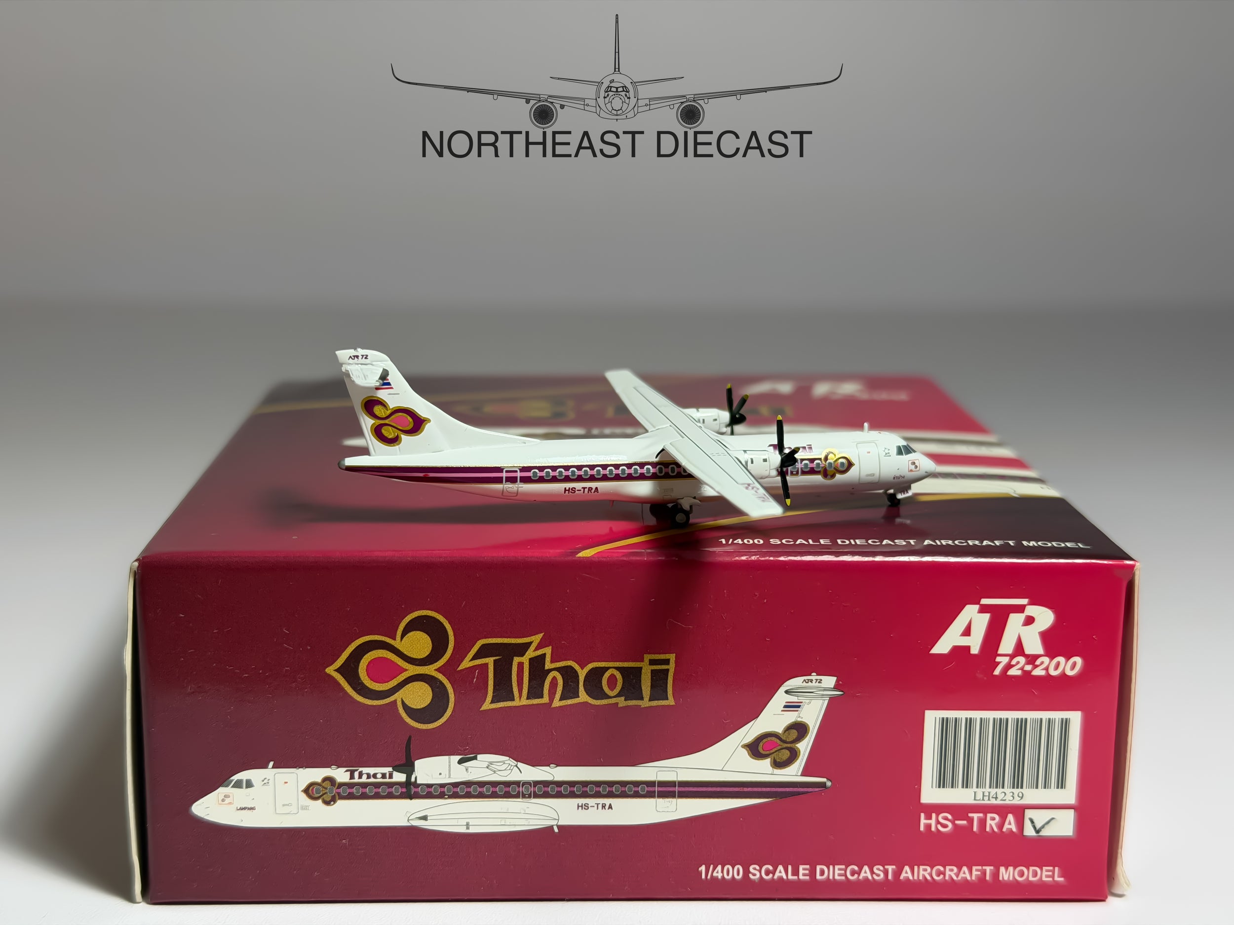 Thai Airways ATR 72-200 1:400 JC Wings HS-TRA (LH4239)