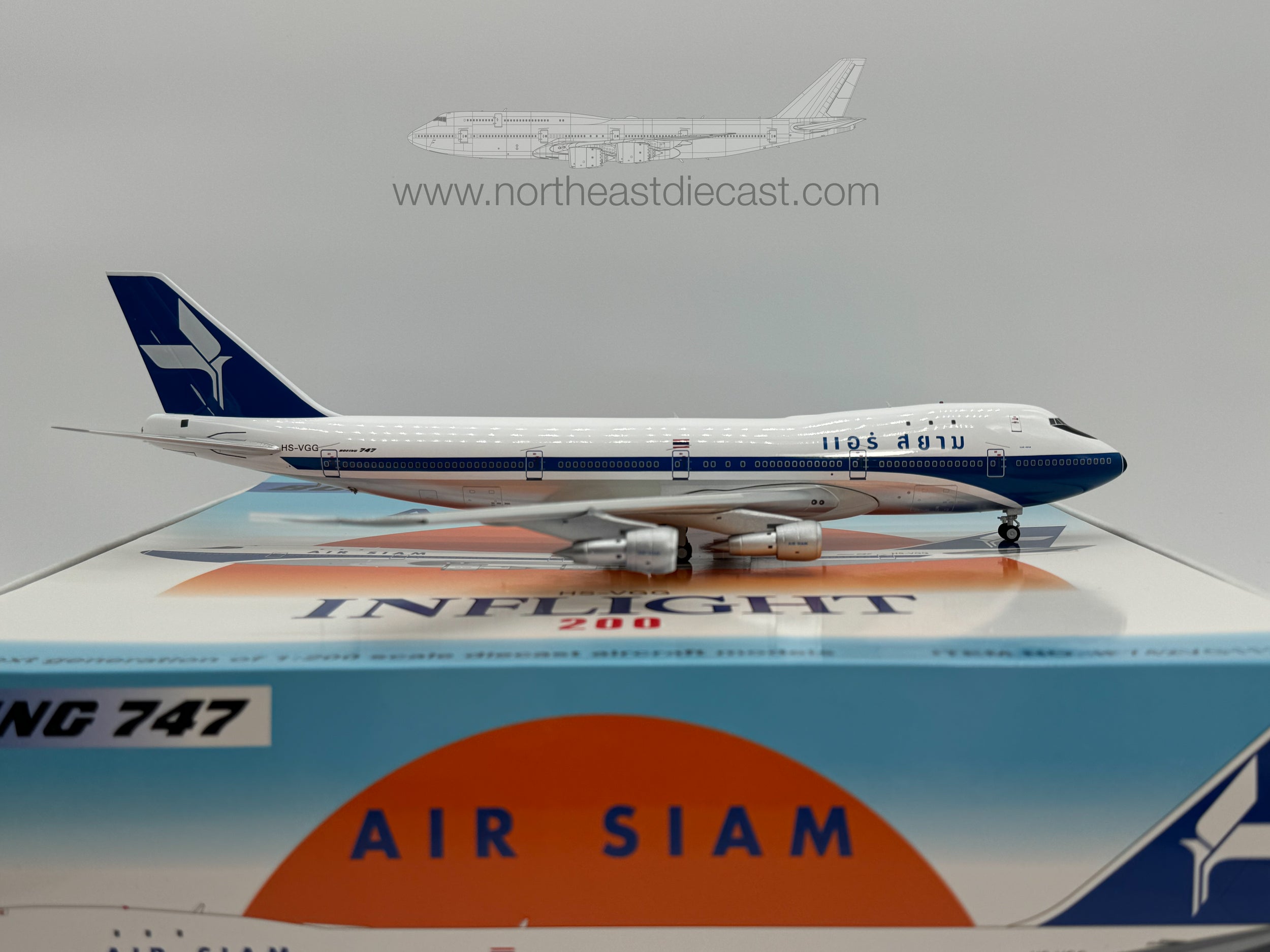 Air Siam Boeing 747-200 1:200 Inflight200 HS-VGG (IF742VG1122)