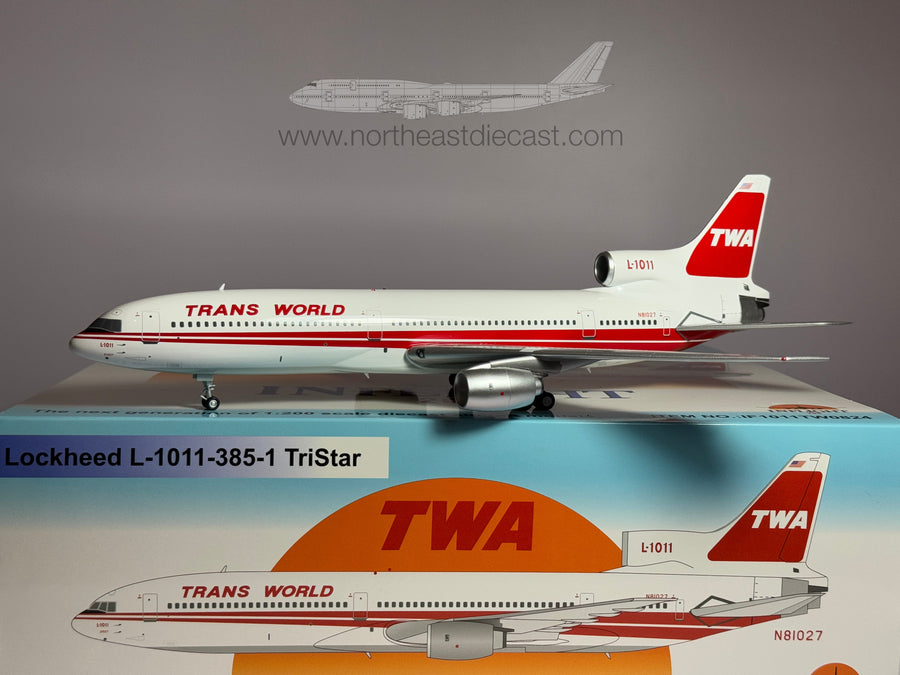 TWA Trans World Airlines Lockheed L-1011 1:200 Inflight200 N81027 (IF1011TW0824)