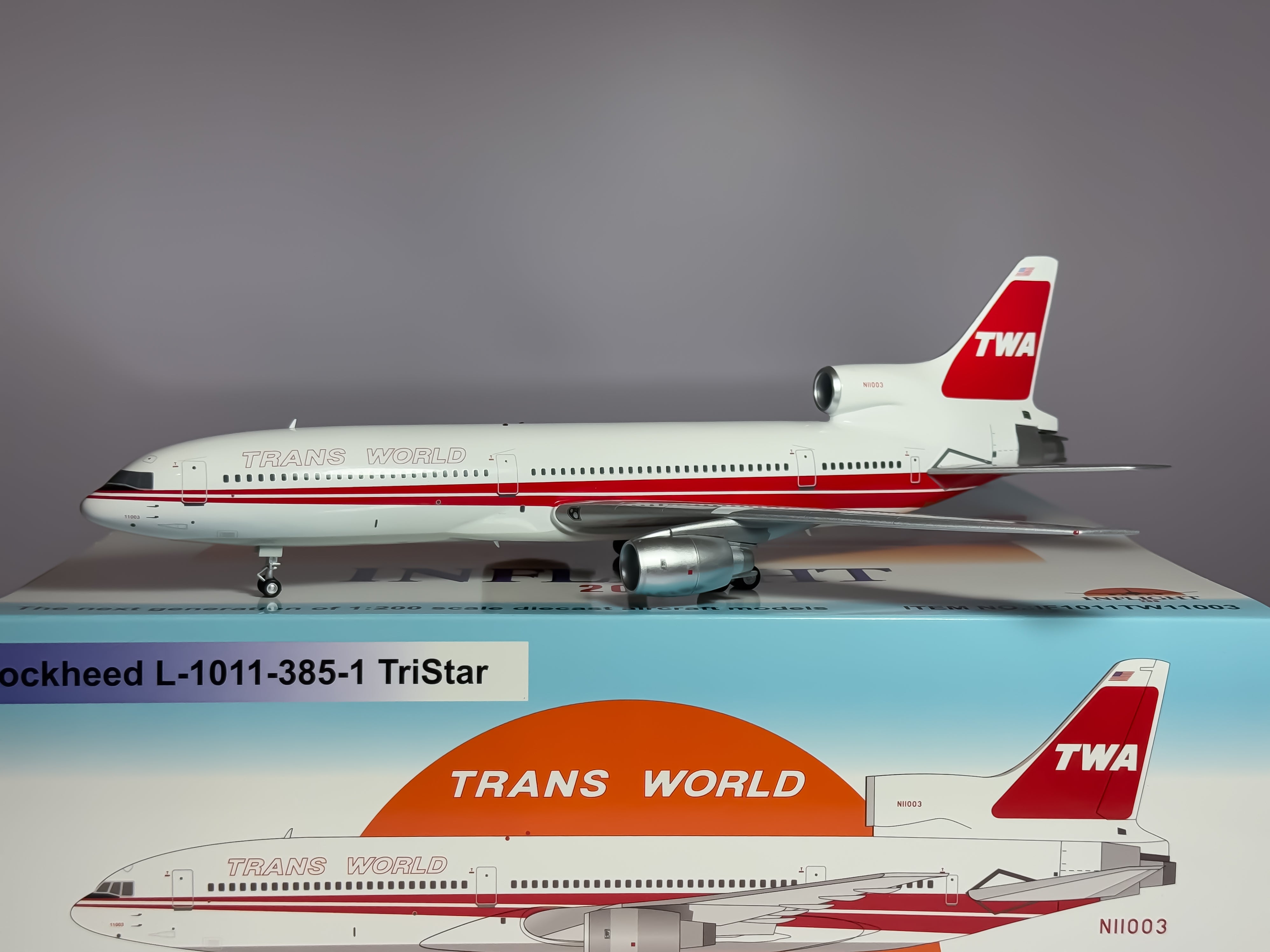 Trans World Airlines (TWA) Lockheed L-1011 1:200 Inflight200 N11003 (IF1011TW11003)