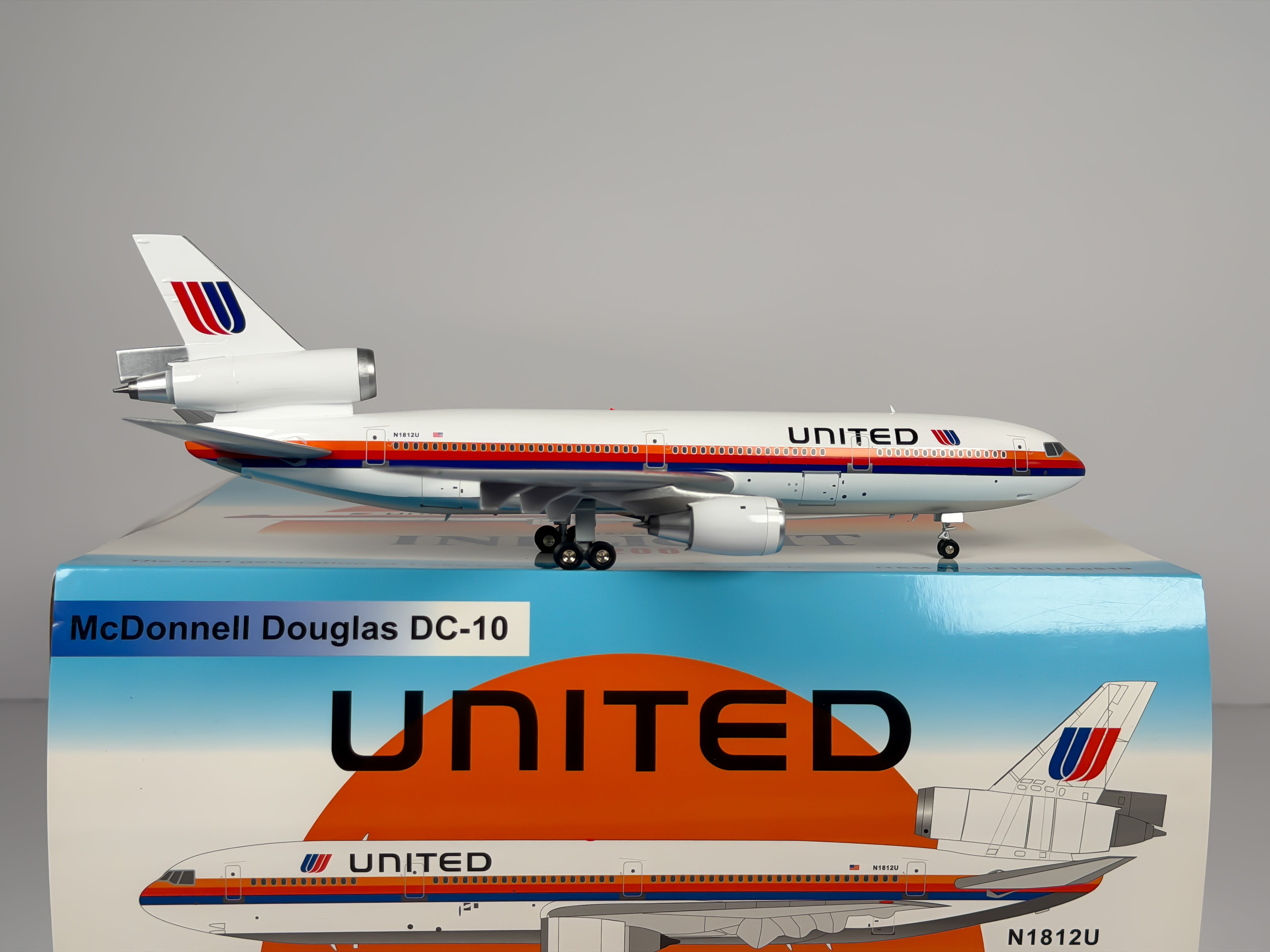 United Airlines McDonnell Douglas DC-10-10 1:200 Inflight200 N1812U (IF101UA0819)