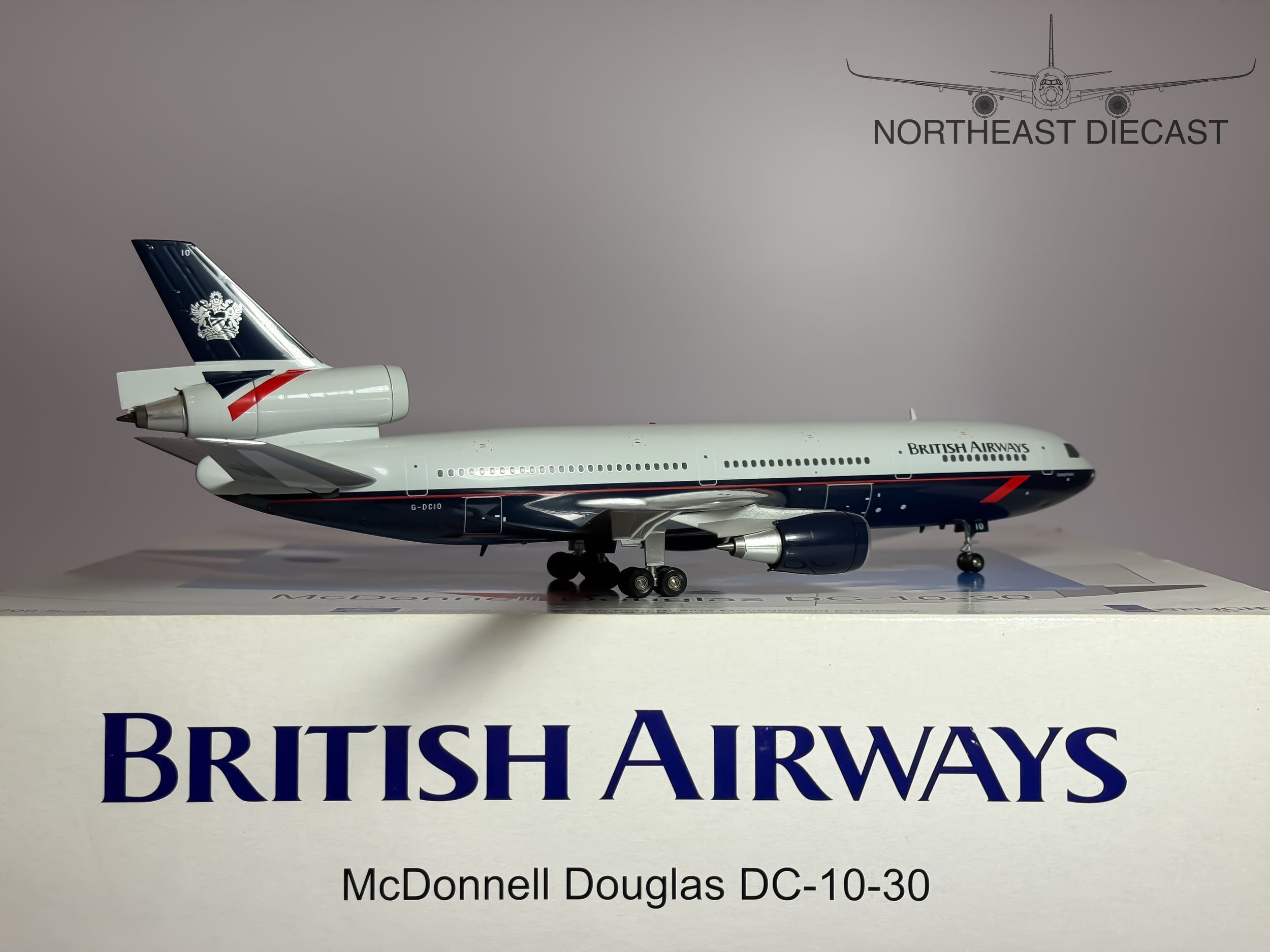 British Airways McDonnell Douglas DC-10-30 1:200 Inflight200 G-DCIO (IF103001)