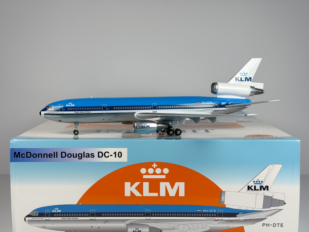 KLM Royal Dutch Airlines McDonnell Douglas DC-10-30 1:200 InFlight200 PH-DTE (IF103KL0825P)