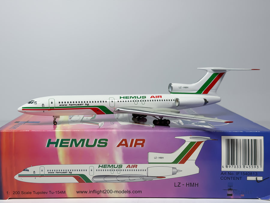 Hemus Air Tupolev TU-154M 1:200 Inflight200 LZ-HMH (IF1540813)