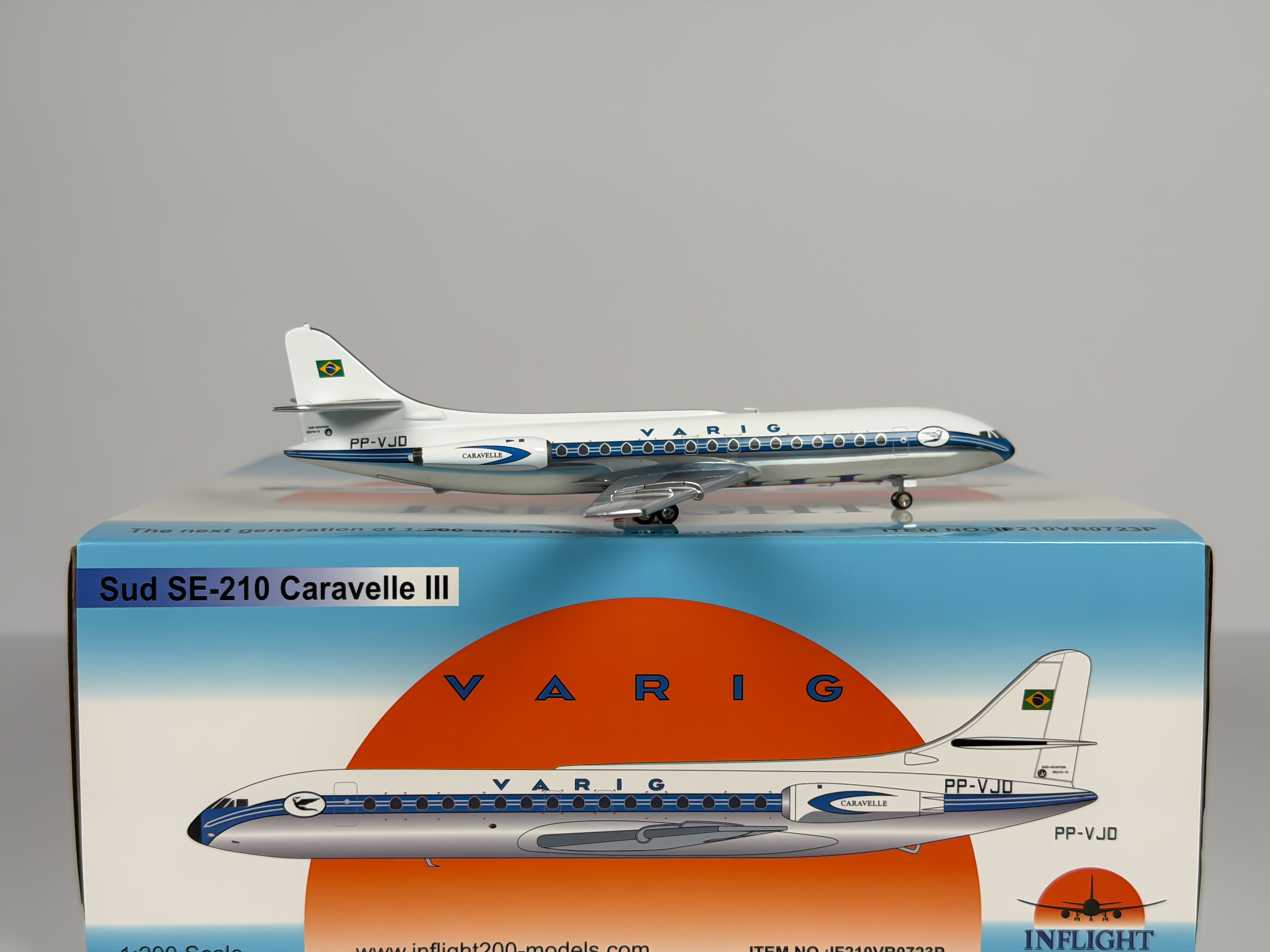 VARIG Sud Aviation SE-210 Caravelle 1:200 Inflight200 PP-VJD (IF210VR0723P)