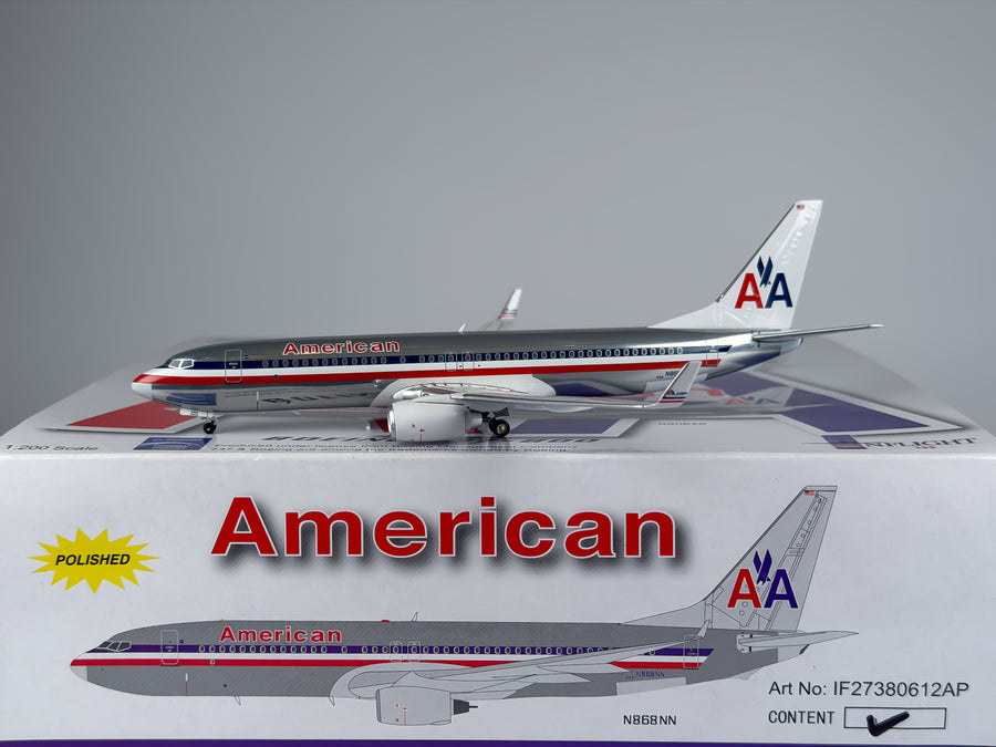 American Airlines Boeing 737-800 1:200 Inflight200 N868NN (IF27380612AP)