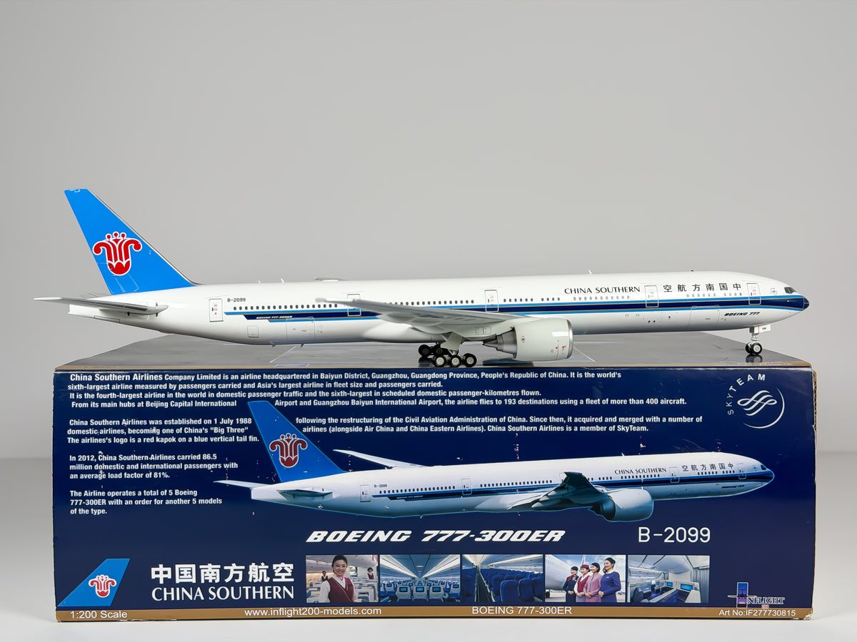 China Southern Airlines Boeing 777-300ER 1:200 Inflight200 B-2099 (IF277730815)