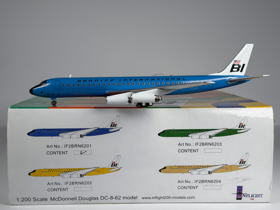 Braniff International Douglas DC-8-62 1:200 Inflight200 N1804 (IF2BRN6201)