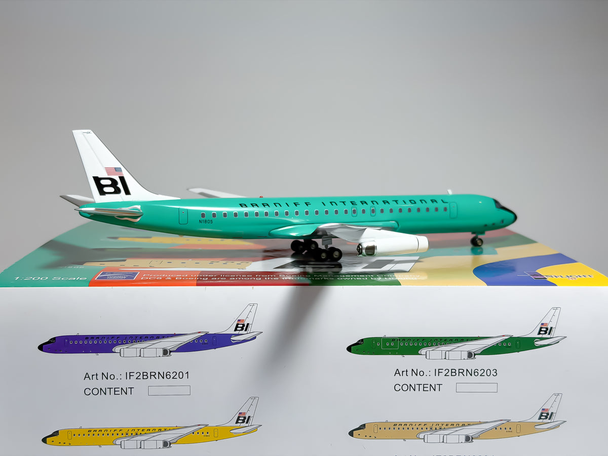 Braniff International Douglas DC-8-62 1:200 Inflight200 N1805 (IF2BRN6207)
