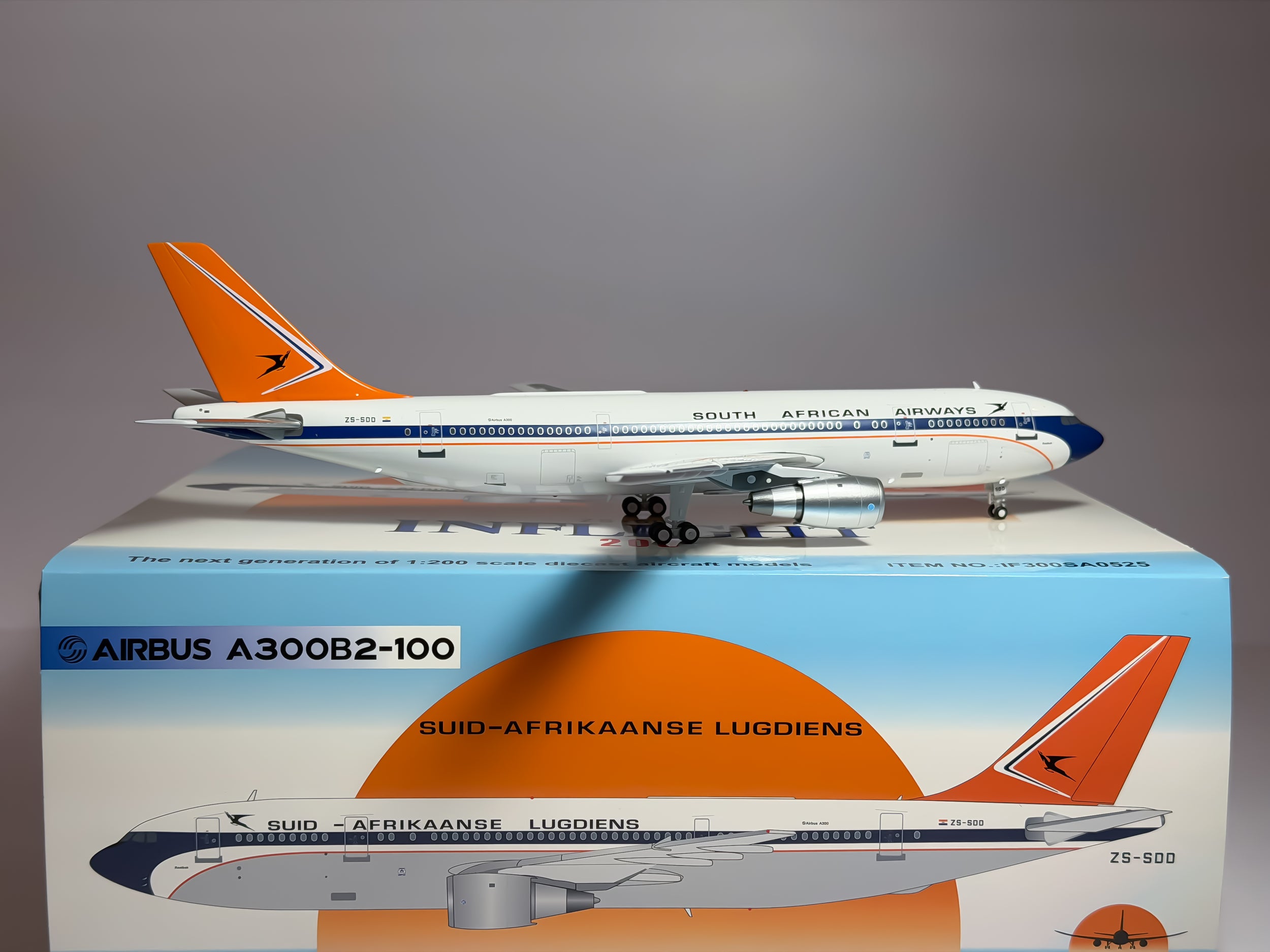 South African Airways Airbus A300 1:200 Inflight200 ZS-SDD (IF300SA0525)