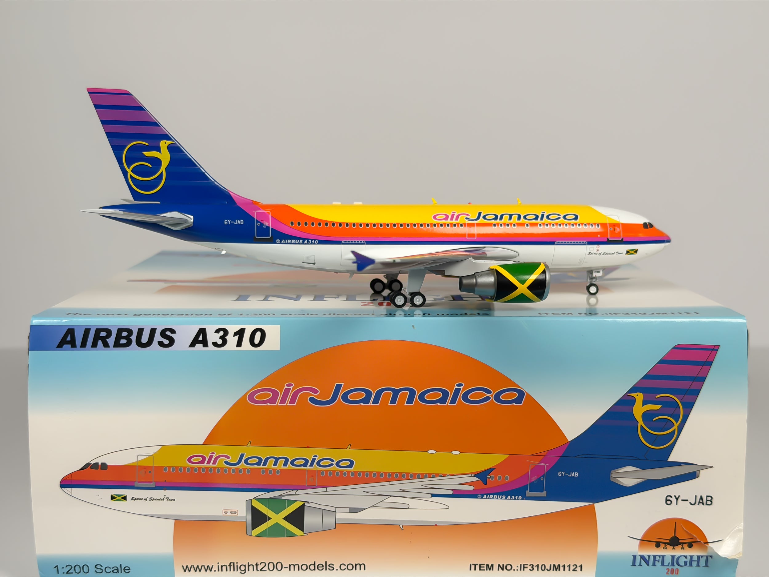 Air Jamaica Airbus A310-300 1:200 Inflight200 6Y-JAB (IF310JM1121)