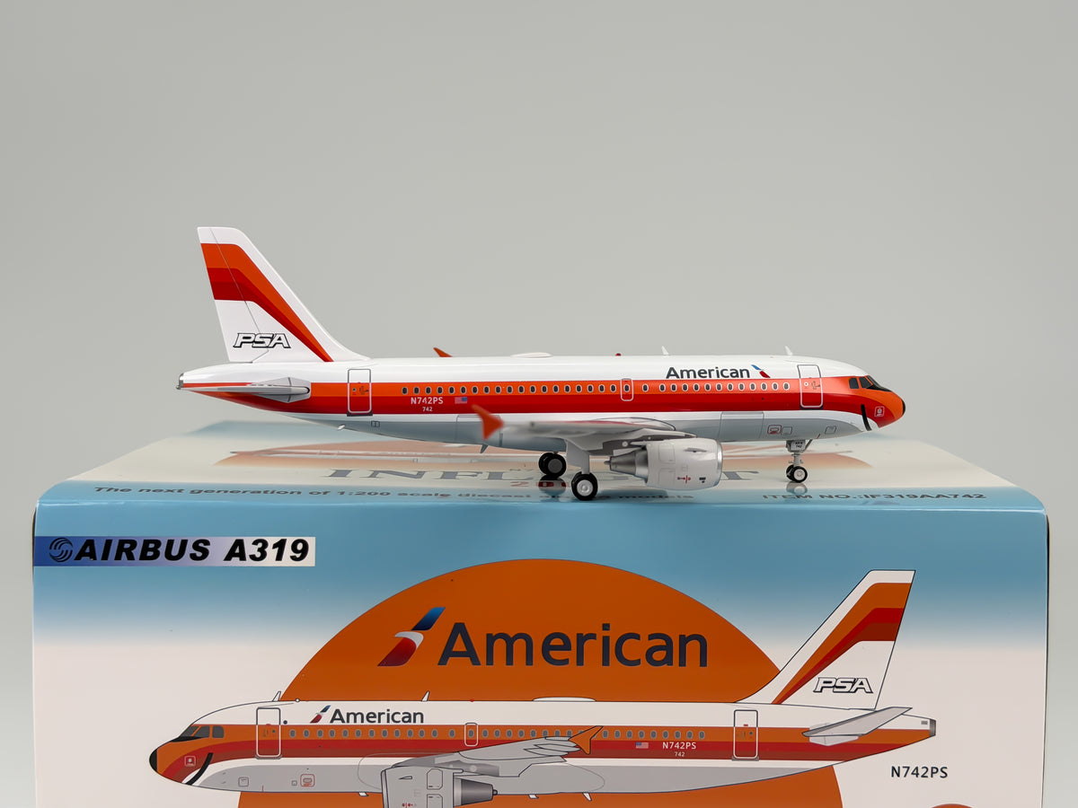 American Airlines Airbus A319 1:200 InFlight200 N742PS (IF319AA742)